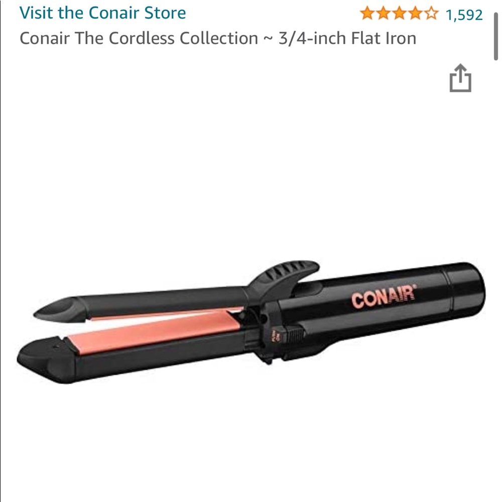 Cordless Flat Iron Travel Size NEW